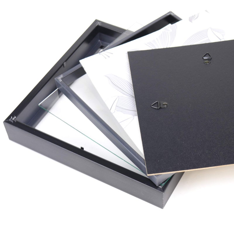 Lawrence Frames 785088 Shadow Box Frame, 8x8, Black - Image 4